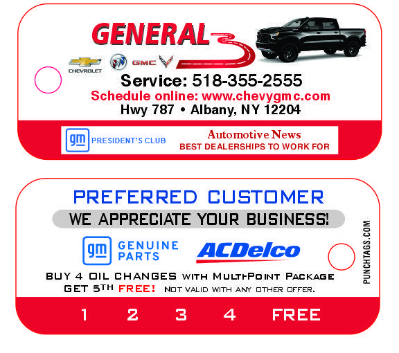 Punch Cards for Car Dealers & Repair Shops